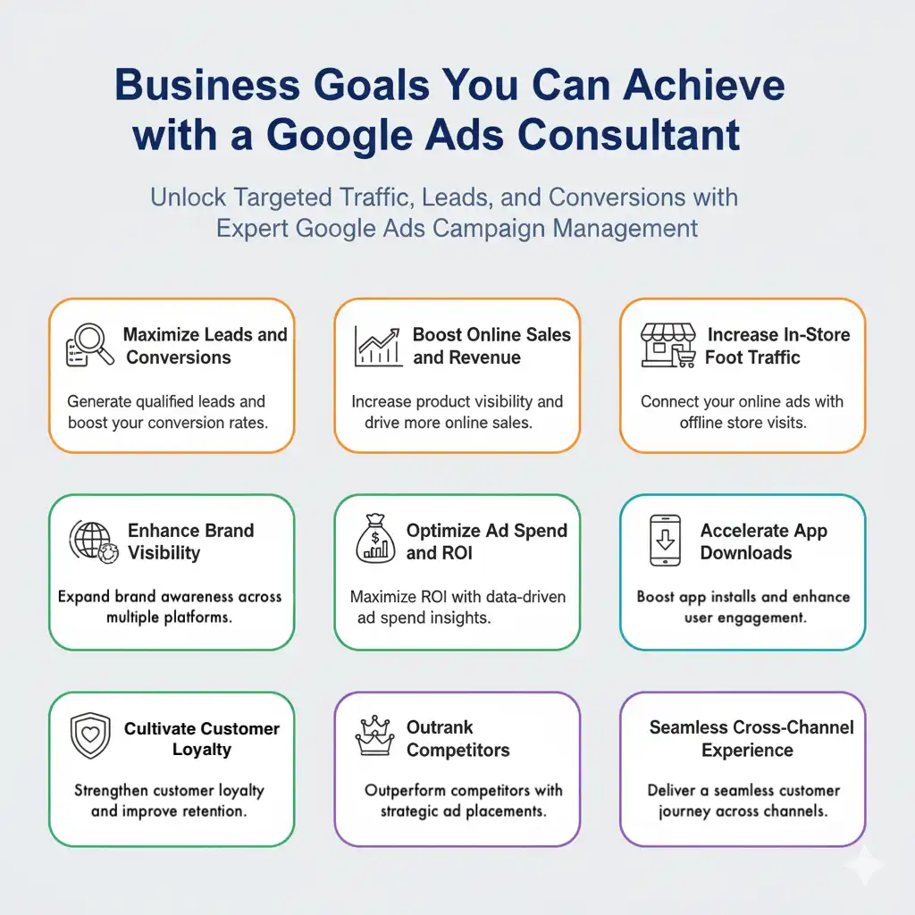 Business Goals You Can Achieve with a Google Ads Consultant