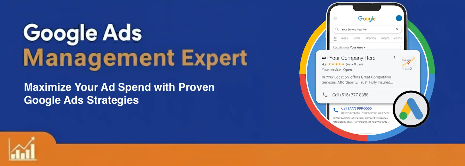 Google Ads consultant optimizing ad campaign to maximize ad spend and ROI