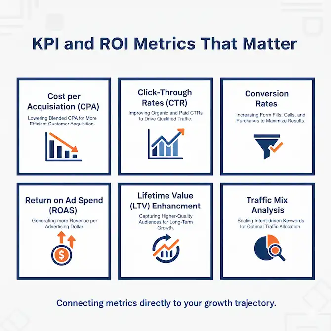 KPI and ROI metrics that matter for SEO and SEM services by consultant Zabi Niazi