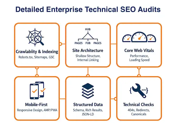 Detailed enterprise technical SEO audits by enterprise SEO consulting specialist Zabi Niazi